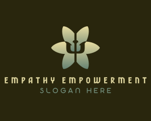 Flower Psychology Wellness logo design