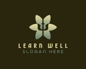 Flower Psychology Wellness logo design