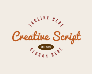 Script Quirky Business logo design