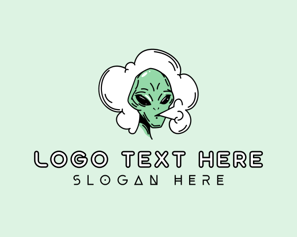 Alien logo example 4