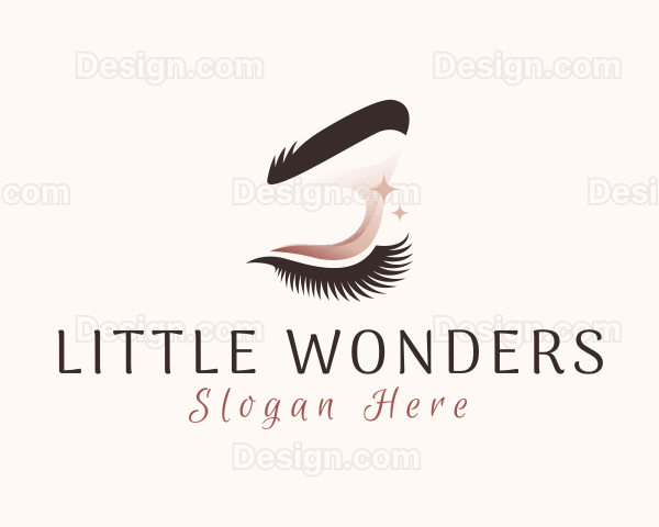 Pretty Feminine Eyelashes Logo