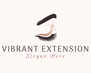 Pretty Feminine Eyelashes logo design