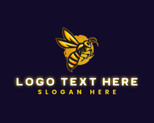 Wasp Sting Insect logo