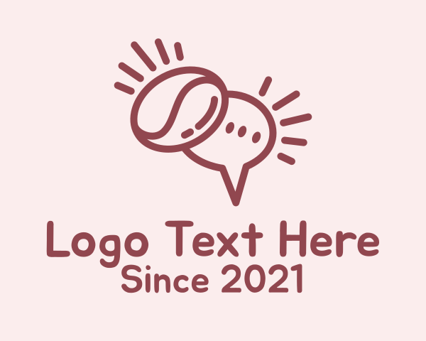 Message Bubble logo example 1