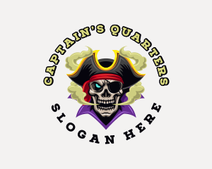 Pirate Captain Gaming logo design