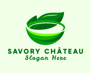 Organic Vegan Bowl logo design