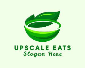 Organic Vegan Bowl logo design