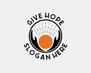 Sun Hands Foundation logo design