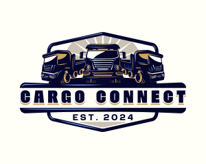 Truck Cargo Fleet logo design