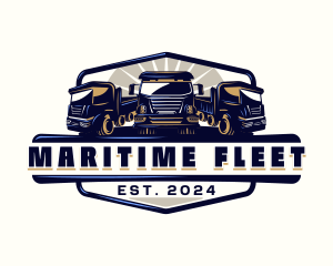 Truck Cargo Fleet logo design