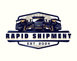 Truck Cargo Fleet logo design