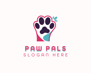 Veterinarian Pet Paw logo