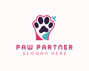 Veterinarian Pet Paw logo design