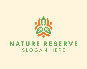 People Leaf Nature logo design