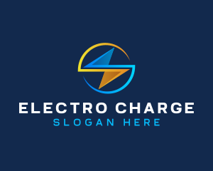 Electricity Lightning Bolt logo design