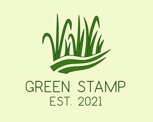 Green Lawn Maintenance  logo design