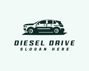 Car Driving SUV logo design