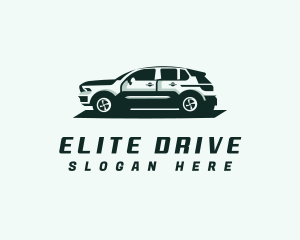 Car Driving SUV logo design