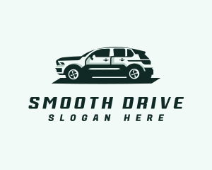 Car Driving SUV logo design