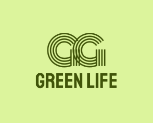 Green Urban Lines logo design