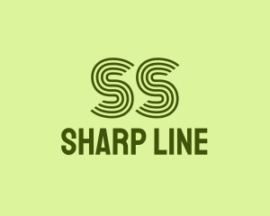 Green Urban Lines logo design