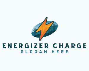 Electricity Power Bolt logo design