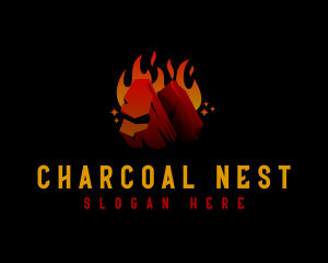 Hot Charcoal Fire logo
