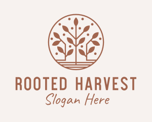 Farm Harvest Plant logo design