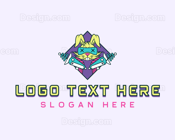 Laser Gun Rabbit Logo