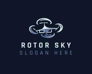 Aerial Drone Surveillance logo design