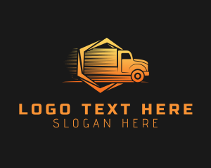 Courier Hexagon Truck logo