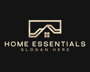 Home Roofing Realty logo design