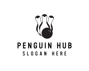 Penguin Bowling Pins logo