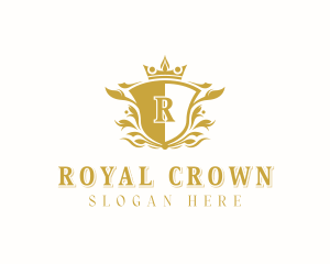 Royal Academia Crown logo design