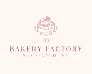 Wedding Cake Bakery logo design