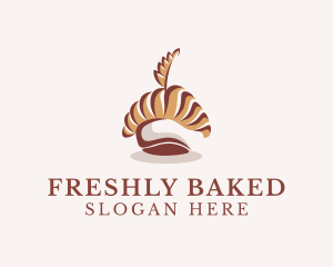 Chef Hat Baking Bread logo design