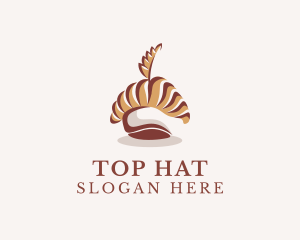 Chef Hat Baking Bread logo design