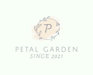 Leaf Wreath Spa logo design