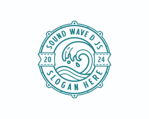 Coastal Waves Surf logo design