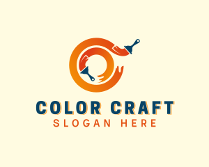 Painting Paint Brush logo