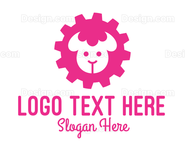 Industrial Pink Sheep Logo