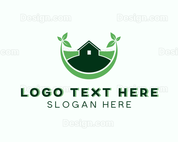 Lawn Garden Landscaping Logo