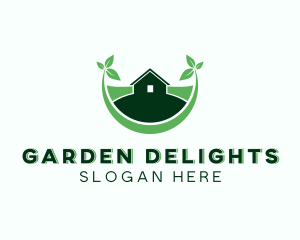 Lawn Garden Landscaping logo design