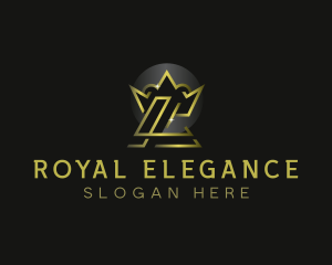 Luxury Crown Royalty Letter L logo