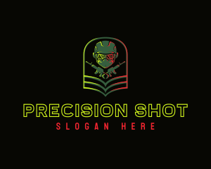 Soldier Gun Shooting logo