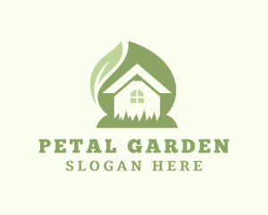 Home Leaf Eco Backyard logo design