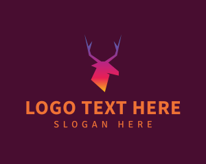 Deer Elk Gradient logo