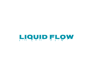 Melting Liquid Drip logo design