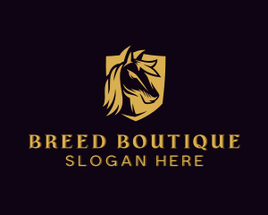 Stallion Horse Stable logo design