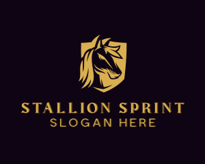 Stallion Horse Stable logo design